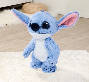 Simba Disney Live Action Stitch, 6315870511 figurina de plus moale si dragalasa de 25 cm, fidela originalului, in picioare, Pentru bebelusi si copii de la 0 luni - Img 5