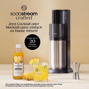 Sirop de cocktail SodaStream Crafted Mixers Ananas Jalapeno, 330 ml, alcool free - Img 2