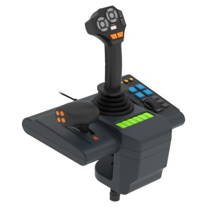 Sistem de control pentru vehicule agricole HORI, cu volan de 34 cm, pedale si 76 butoane - Img 2