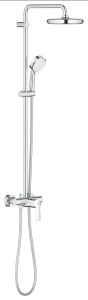 Sistem de dus GROHE Tempesta Cosmopolitan 210, crom, cu mixer monocomanda, 390 mm