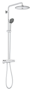 Sistem de dus GROHE Vitalio Joy 260, crom, cu termostat, 3 moduri de jet