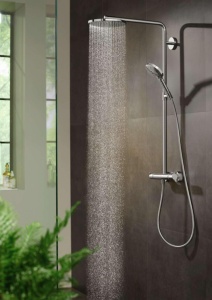 Sistem de dus hansgrohe Raindance Select S, dus cu termostat, 240 mm, crom - Img 4