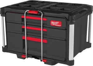 Sistem de organizare Milwaukee Packout cu 2 sertare si 1 sertar inalt