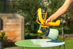 Sistem de pulverizare a vopselei WAGNER W 590 FLEXiO pentru vopsele, lacuri si glazuri pentru pereti si latex in interior si exterior, 15 m2-6 min, recipient 1300 ml/800 ml, 630 W - Img 8