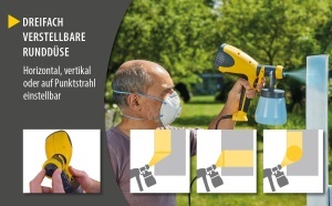 Sistem de Pulverizare Wagner W 100, 800 ml, 280 W, pentru Lacuri si Lasuri - Img 3