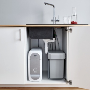 Sistem de sortare deseuri GROHE Blue 30 cm, 2 x 15 l, gri - Img 8