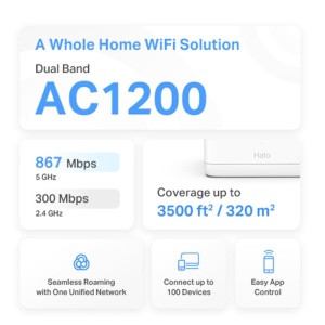 Sistem Wi-Fi Mesh MERCUSYS Halo H1200G, Dual Band AC1200, 3 unitati - Img 2