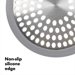 Sita de scurgere din otel inoxidabil OXO Good Grips pentru baie si dus - Img 5