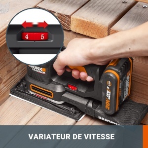 Slefuitor electric WORX WX820.9 5-in-1, 20V, Negru - Img 6