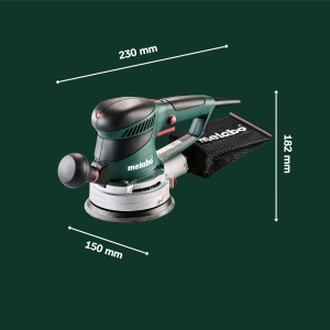 Slefuitor Excentric Metabo SXE 450 TurboTec, 350W, cu sistem de control al puterii - Img 5