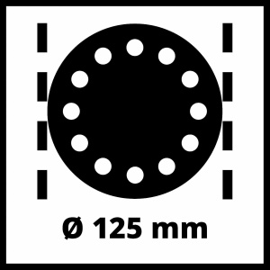 Slefuitor orbital Einhell TC-RS 425 E, 425 W, diametru 125 mm, cu absorbtie de praf - Img 9