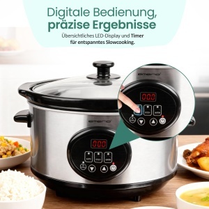 Slow Cooker Emerio SC-129406 3.5L, 240W, vas ceramic - Img 7