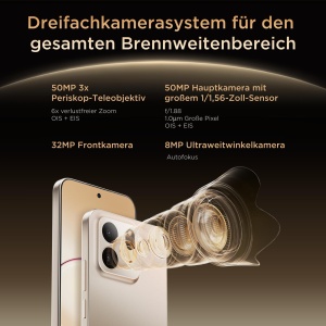 Smartphone TCL P80 Ultra 5G, 50MP, 512GB, 5800mAh, Albastru - Img 3