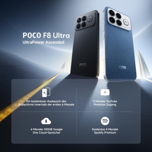 Smartphone Xiaomi Poco F8 Ultra, 12GB RAM, 256GB, 6500mAh, 50MP, Negru - Img 3