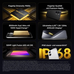 Smartphone Xiaomi Poco X8 Pro Max, 12GB RAM, 256GB, 8500mAh, Negru - Img 2