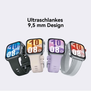 Smartwatch HUAWEI Watch FIT 4 Tracker Fitness 10 Zile Autonomie Compatibil Android iOS Gri - Img 3