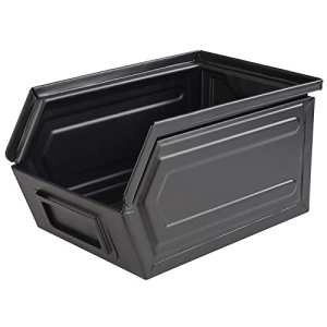 Snackbox Metalica APS Industrial, 15,5 x 23,5 x 13 cm, Neagra, Spalabila