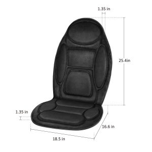 Snailax Perna de Masaj cu Spuma Memory Functie de Vibratie si Incalzire pentru Spate si Coapse - Img 6