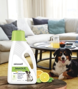 Solutie de Curatare pentru Covor BISSELL Natural Pet, 1.75L, cu Miros de Citrice - Img 3