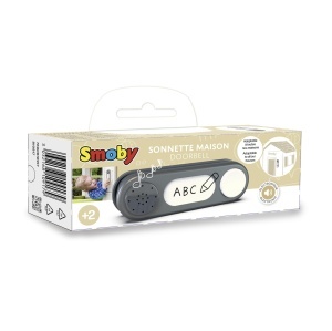 Sonerie electronica Smoby pentru casute de joaca, cu sunete de clopotel, caine si pisica