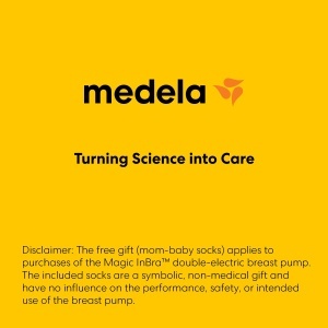 Sosete Mama-Baby Medela, Limitate, Design Yael Anders, Cadou cu Motion InBra - Img 9