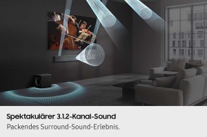 Soundbar Samsung HW-QS710GF, 3.1.2 Canale, Subwoofer Wireless 6.5, Dolby Atmos - Img 6
