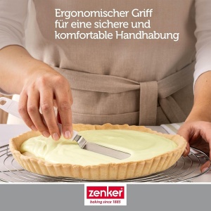 Spatula de decorare Zenker Pure Elegance 24 cm, inox, maner ergonomic - Img 4