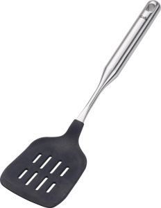 Spatula din silicon Fissler Essential cu maner din otel inoxidabil, 34 cm