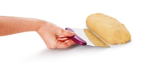 Spatula inox profesionala cu maner ergonomic si gradatie - Img 3