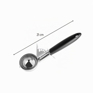 Spatula pentru inghetata Fackelmann, inoxnegru, cu functie de eliberare, 22 cm - Img 3