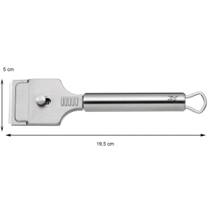 Spatula pentru suprafete de sticla WMF Profi Plus, 19.5 x 5 cm, Cromargan inox, spulberat - Img 2