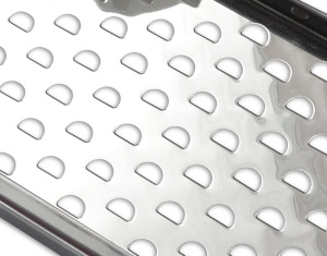 Spatzlehobel Metaltex din Otel Inoxidabil, cu Securitate, Argintiu - Img 4