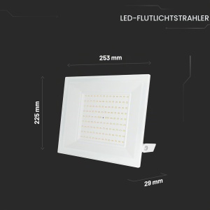 Spot LED Exterior V-TAC E-SERIES 100W, 8150 Lumen, Negru - Img 4