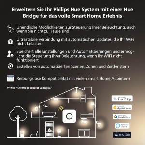 Spot LED inteligent Philips Hue White Ambiance Runner, dimmabil, alb - Img 6