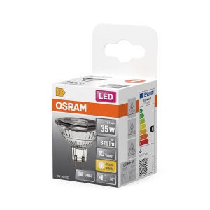 Spot LED Osram Star MR16, 3.4W, 2700K, 345 lm, GU5.3 - Img 2