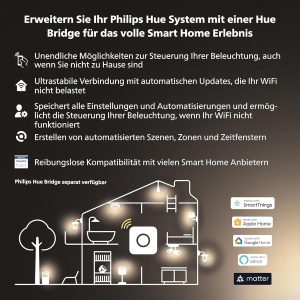 Spot LED Philips Hue White Ambiance Pillar, control prin aplicatie, alb - Img 6