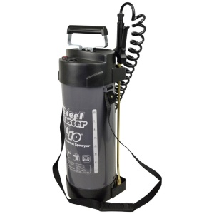 Spray cu apa Gloria SteelMaster V10 10 L, 6 bar, cu furtun spiralat