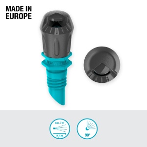 Spray pentru irigare Gardena Micro-Drip 90 grade, raza 2.5 m, set 5 buc - Img 2