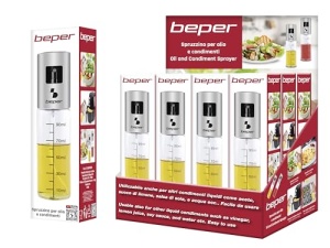 Spray pentru ulei Beper C102SPE001, recipient gradat 90 ml, sticla si otel - Img 10