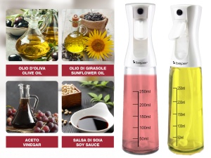 Spray pentru ulei Beper C102SPE002 300 ml sticla gradata capac din plastic alb - Img 3
