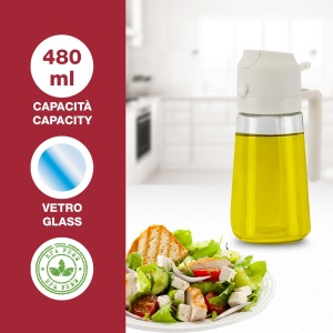 Spray pentru ulei Beper C102SPE004, 480 ml, sticla, BPA-free - Img 2