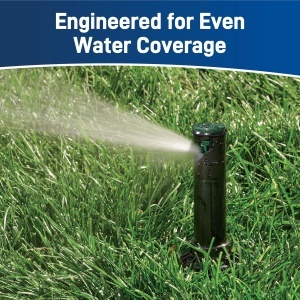 Sprinkler de gradina Orbit Saturn III, raza medie, ajustabil, negruverde - Img 3