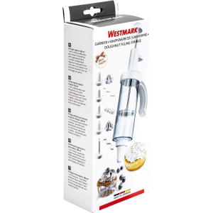 Spritza decorare Westmark 31162260 180 ml 5 duze TransparentAlb Inox - Img 8