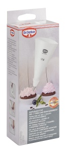 Spritzbeutel Dr. Oetker 35 cm, 2 Tullen, Culoare Alb, Material Bumbac - Img 3