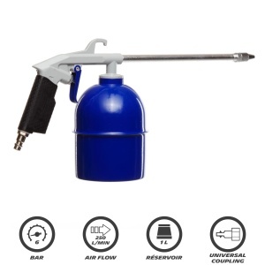 Spritzpistola Michelin cu rezervor din aluminiu de 1L, 250 lmin, presiune maxima 4-6 bar - Img 2