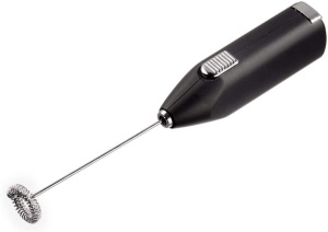 Spumator de lapte electric Xavax, negru, cu motor puternic, pentru spuma calda si rece