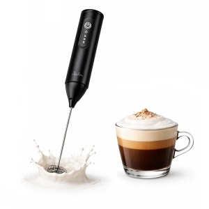 Spumator de lapte JATA JEES5504, 3 viteze, reincarcabil USB-C, otel inoxidabil