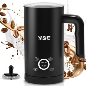 Spumator lapte YASHE 4-in-1 300ml spuma densa si catifelata curatare usoara