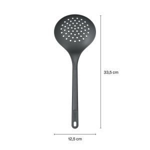Spumiera Zyliss cu Cap Nylon si Maner din Weizenstroh, 33 cm, Rezistenta la Calorii - Img 2