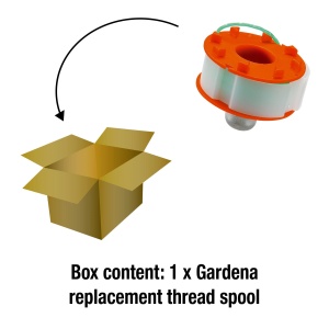 Spuna de inlocuire Gardena 05367-20 pentru trimmer, 4 m, usor de montat - Img 2